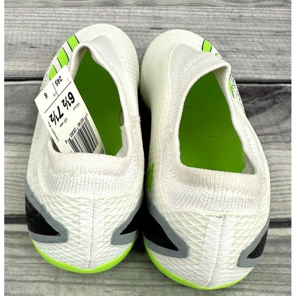 ADIDAS X SPEEDPORTAL .3  LL FG SOCCER CLEATS Men's 6.5 / WOMEN'S 7.5 WHITE/GREEN - Picture 5 of 8